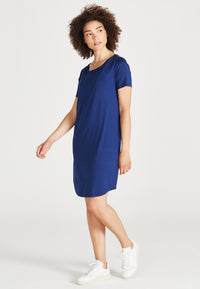 Givn Berlin Jersey-Kleid  NATHALIE aus TENCEL™ Lyocell Dress Navy Blue (Tencel)