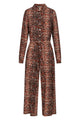 Givn Berlin Jumpsuit LOTTIE aus LENZING™ ECOVERO™ Jumpsuit Black / Orange (Hearts)