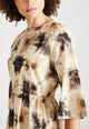 Givn Berlin Kleid AMELIE aus Bio-Baumwolle Dress Beige / Black (Batik)