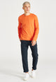 Givn Berlin Longsleeve REUBEN aus Bio-Baumwolle Longsleeve Koi Orange