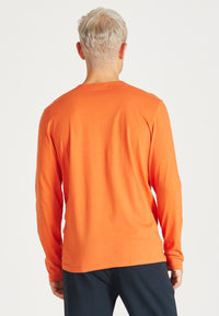 Givn Berlin Longsleeve REUBEN aus Bio-Baumwolle Longsleeve Koi Orange