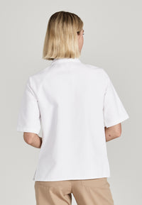 Givn Berlin Kurzarmbluse MADISON aus Bio-Baumwolle Blouse White
