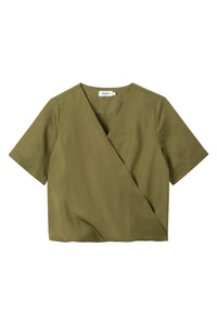 Givn Berlin Blusenshirt MISHA aus TENCEL™ Lyocell Blouse Olive Oil (Tencel)