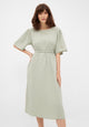 Givn Berlin Musselinkleid ALVA aus Bio-Baumwolle Dress Sage