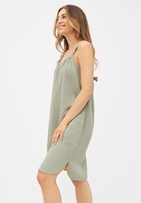 Givn Berlin Musselinkleid ELIF aus Bio-Baumwolle Dress Sage
