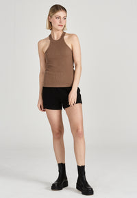 Givn Berlin Top OPHELIA aus Bio-Baumwolle Top Muddy Brown