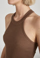 Givn Berlin Top OPHELIA aus Bio-Baumwolle Top Muddy Brown