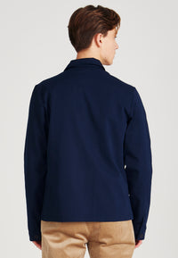 Givn Berlin Overshirt BEN aus Bio-Baumwolle Jacket Blue