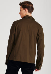 Givn Berlin Overshirt BEN aus Bio-Baumwolle Jacket Olive