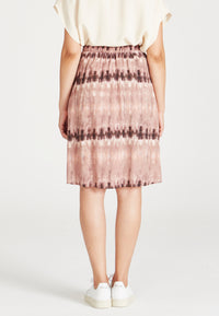 Givn Berlin Rock LEONIE aus LENZING™ ECOVERO™ Skirt Muddy Pink (Tie Dye)