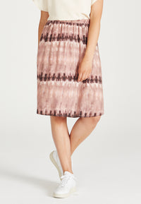 Givn Berlin Rock LEONIE aus LENZING™ ECOVERO™ Skirt Muddy Pink (Tie Dye)