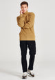 Givn Berlin Rollkragen-Strickpullover PIET aus Bio-Baumwolle Sweater Camel