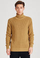 Givn Berlin Rollkragen-Strickpullover PIET aus Bio-Baumwolle Sweater Camel