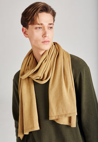 Givn Berlin Schal KIM aus Bio-Baumwolle Scarf Camel