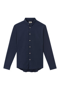 Givn Berlin Shirt KENT aus Bio-Baumwolle Buttoned Shirt Midnight Blue (Oxford)