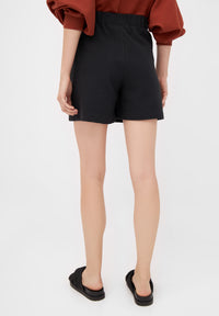 Givn Berlin Shorts CLARA aus Bio-Baumwolle Shorts Black (Rib)