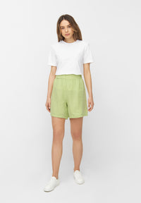 Givn Berlin Shorts CLEO aus Leinen Shorts Matcha Green (Linen)