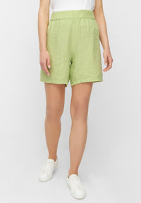 Givn Berlin Shorts CLEO aus Leinen Shorts Matcha Green (Linen)