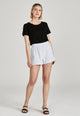 Givn Berlin Shorts CLEO aus Leinen Shorts Misty Blue (Linen)