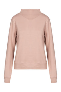 Givn Berlin Stehkragen-Sweatshirt VIVIAN aus Bio-Baumwolle Sweater Muddy Pink