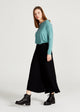 Givn Berlin Strick-Culotte TRACY aus Bio-Baumwolle Trousers Black