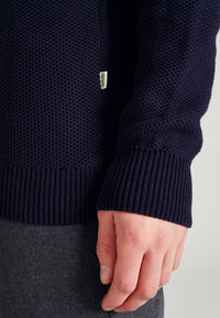 Givn Berlin Strickpullover ADRIAN aus Bio-Baumwolle Sweater Dark Blue