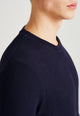 Givn Berlin Strickpullover ADRIAN aus Bio-Baumwolle Sweater Dark Blue