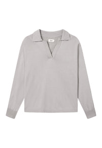 Givn Berlin Strickpullover CAMILLA aus Bio-Baumwolle Sweater Light Grey