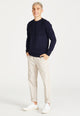 Givn Berlin Strickpullover LEANDER aus Bio-Baumwolle Sweater Blue
