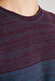 Strickpullover STEFAN aus Bio-Baumwolle - Teal Blue