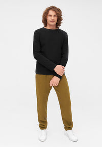 Givn Berlin Sweater IAN aus Bio-Baumwolle Sweater Black (Rib)
