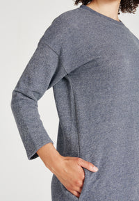 Givn Berlin Sweatkleid HELEN aus Baumwolle Dress Blue