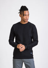 Givn Berlin Sweatshirt CANTON aus Baumwolle Sweater Black (Diagonal Stripes)