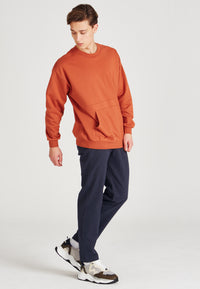 Sweatshirt KILIAN aus Bio-Baumwolle - Copper