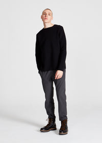 Givn Berlin Sweatshirt MANU aus Bio-Baumwolle Sweater Black (Rib)
