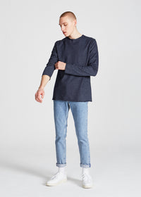 Sweatshirt MANU organic cotton - Blue