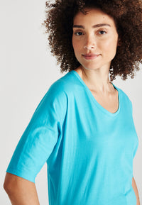 Givn Berlin T-Shirt ALICE aus Bio-Baumwolle T-Shirt Scuba Blue