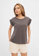 Givn Berlin T-Shirt CAPRI aus Bio-Baumwolle T-Shirt Taupe