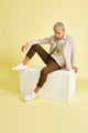Givn Berlin T-Shirt COLBY (Avocado) aus Bio-Baumwolle T-Shirt White