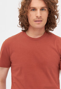 Givn Berlin T-Shirt COLBY aus Bio-Baumwolle T-Shirt Terracotta