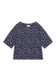 Givn Berlin T-Shirt JOLINA aus Bio-Baumwolle T-Shirt Midnight Blue (Blooms)
