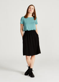 Givn Berlin T-Shirt LENA aus TENCEL™ Lyocell T-Shirt Dark Mint (Tencel)