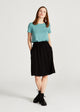 Givn Berlin T-Shirt LENA aus TENCEL™ Lyocell T-Shirt Dark Mint (Tencel)