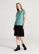 Givn Berlin T-Shirt LENA aus TENCEL™ Lyocell T-Shirt Dark Mint (Tencel)
