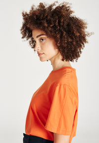 Givn Berlin T-Shirt MIRA aus Bio-Baumwolle T-Shirt Koi Orange