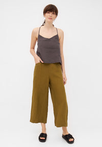 Givn Berlin Top JULIE aus Leinen Top Taupe (Linen)