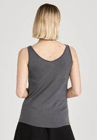 Givn Berlin Top VICTORIA aus TENCEL™ Lyocell Top Shadow Grey (Tencel)