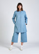 Givn Berlin Trenchcoat KELLY aus Bio-Baumwolle Jacket Dove Blue