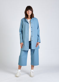 Givn Berlin Trenchcoat KELLY aus Bio-Baumwolle Jacket Dove Blue