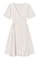 Givn Berlin Wickelkleid VANESSA aus LENZING™ ECOVERO™ Dress Clay / White (Flowers)